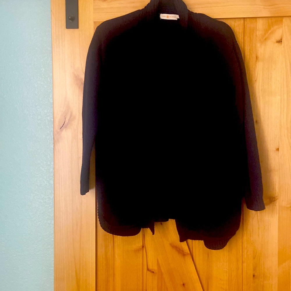 Navy Tory Burch cardigan size S/P